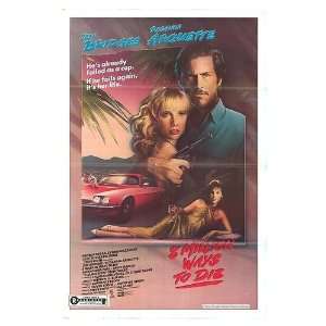 Million Ways to Die Original Movie Poster, 27 x 40 (1986)  