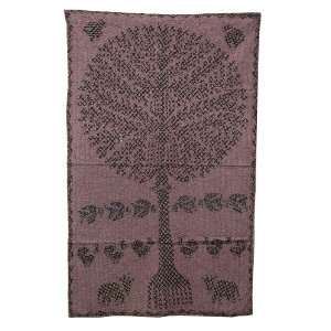   Cotton Purple Color Tapestry Wall Hanging Vintage Runner Rug Art India