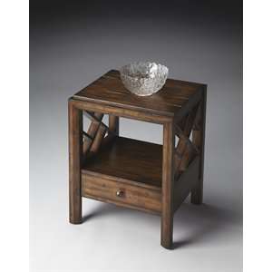  Butler Wood Mountain Lodge Side Table Patio, Lawn 