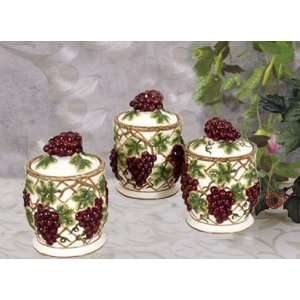 Grapes Storage Jar Set 