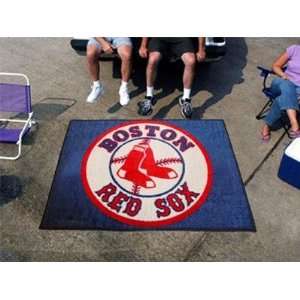  Red Sox 5X8ft Indoor/Outdoor Ulti Mat Tailgating Area Rug/Carpet 