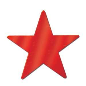  Foil Star Cutout   5   Red Case Pack 576