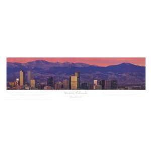  Denver 4 Stadiums by Jerry Driendl 36x12