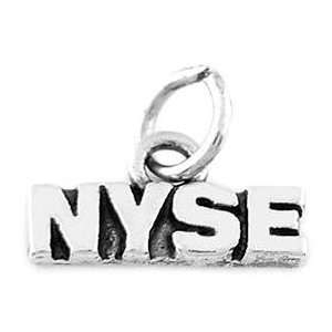  Sterling Silver New York Stock Exchange Charm Jewelry