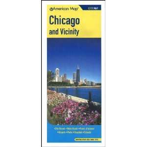  American Map 603301 Chicago And Vicinity City Pocket Map 