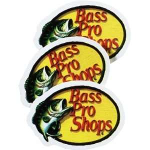    Bass Pro Shops Logo Mini Decals   3 Pack