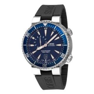   Oris Mens 8555MB Diver Blue Dial Stainless Steel Bracelet Watch Oris