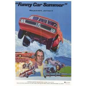 Funny Car Summer (1974) 27 x 40 Movie Poster Style A 