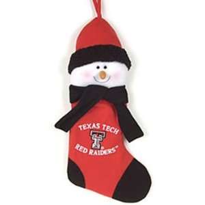  Texas Tech Red Raiders 22 Snowman Stocking Sports 