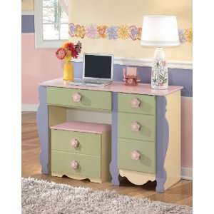  Doll House Youth Desk w/ Rolling Box Toys & Games