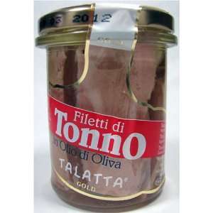 Talatta Brand Filetti di Tonno Tuna Filets in Olive Oil 200 gram Jar