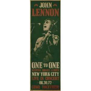  John Lennon   Door Poster (Concert In New York City 1972 