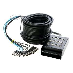  Hot Wires 8 Channel Audio Snake   50 Feet Musical 