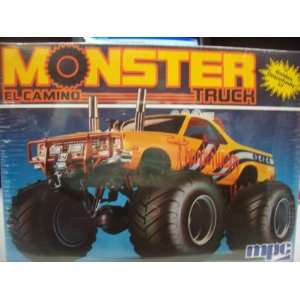  MPC 1 0453 1982 El Camino Monster Truck 1/25 Scale Plastic 