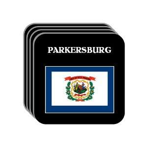 US State Flag   PARKERSBURG, West Virginia (WV) Set of 4 Mini Mousepad 