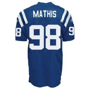  Indianapolis Colts NFL Jerseys #98 Robert Mathis BLUE 