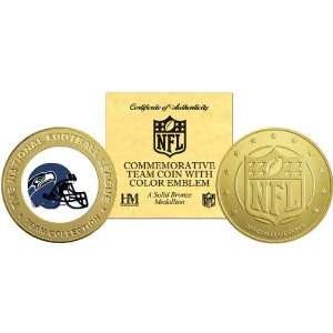   Mint Seattle Seahawks Bronze Commemorative Coin