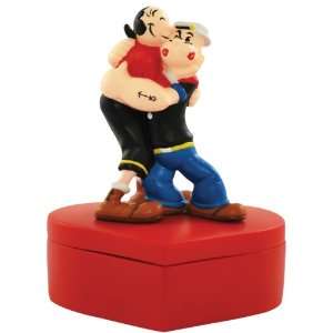  Westland Giftware Popeye and Olive Oyl In Love Resin 