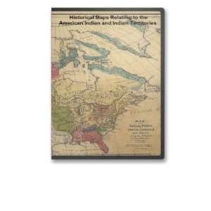 American Indian and Indian Territories Historic Map Collection on CD