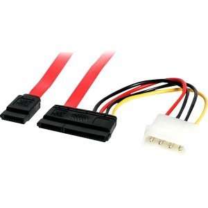  StarTech 10in SATA Serial ATA Data and Power Combo Cable 