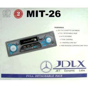  Jet Dynamic Labs MIT 26 Full Detachable Face Car Radio 