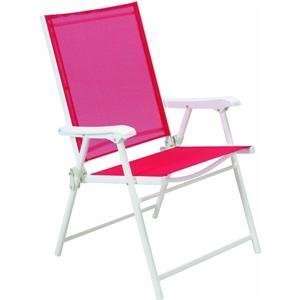  Folding Sling Chair, RED FOLDING SLING CHAIR