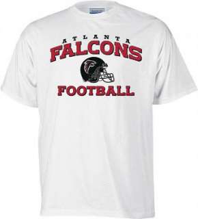 NEW Atlanta Falcons Tshirt Reebok Stacked Helmet L  