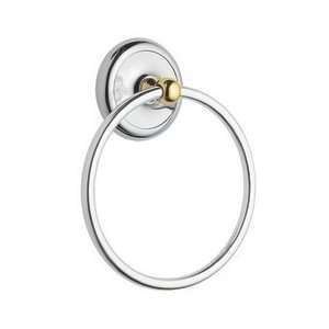  Moen BP5386CB Yorkshire Towel Ring, Chrome and Polished 