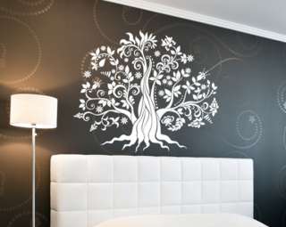 Vinyl Decal Wall Art  Tree with Roots  
