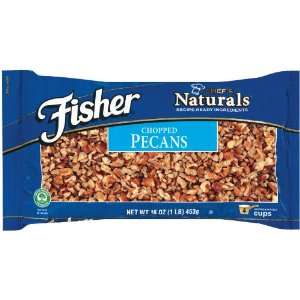 Fisher Pecans, Chopped, 16 Ounce Package Grocery & Gourmet Food