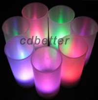 pcs Color Change Xmas Party LED Candles Flicker Lamps  