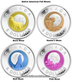 Native American Moons   Niobium Coins
