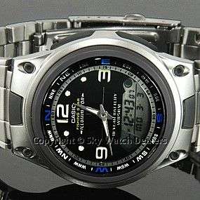 NEW CASIO AW 82D 1A AW82D FISHING GEAR MOON PHASE WATCH  