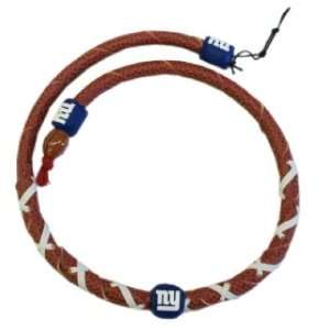   4421402560 New York Giants Spiral Football Necklace