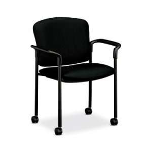  HON 4070 Series Mobile Guest Chair   Black   HON4075NT10T 