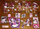 LARGE MONSTER HIGH WALL STICKERS SET DRACULAURA  