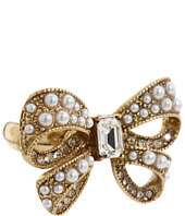 Betsey Johnson   Cupids Arrow Big Pearl Bow Stretch Ring