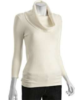 French Connection winter white stretch cowl neck sweater   up 