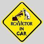 New Order  RCA VICTOR NIPPER DOG  New Logo Car Window Sign
