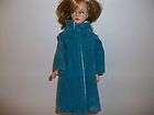   Barbie Suzette Tressy Lillie Babs Cindy Clone Blue Velour Long Coat