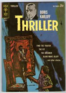 BORIS KARLOFF THRILLER 2 GOLD KEY COMIC 1963  
