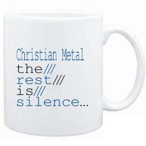 Mug White  Christian Metal the rest is silence  Music  