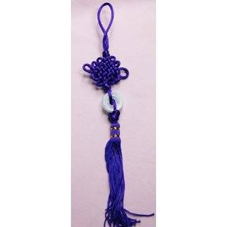 Feng shui Purple Chinese Mystic Knot Tassel  good for Fortune   J158