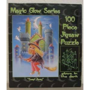    Magic Glow in the Dark Swept Away Puzzle 100 Pieces Toys & Games