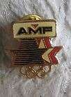 1984 USA LA Olympics Sam Eagle AMF Stars Hat Collar Pin