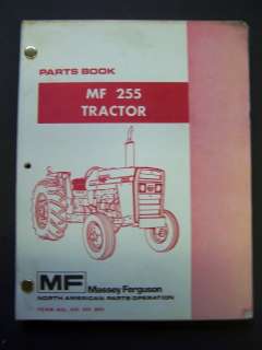 Massey Ferguson MF 255 Tractor Parts Catalog  