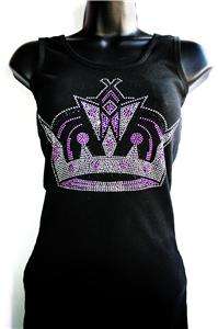 Womens BLING LA KINGS Studded Tank Top All Sizes/Colors  
