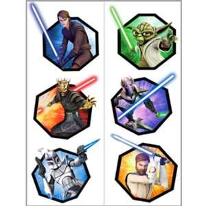  Clone Wars   Opposing Forces Tattoo   2 Sheets Toys 