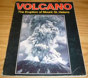 Volcano the Eruption of Mount St. Helens 1980 BOOK  