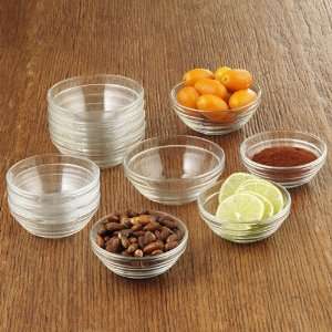 Duralex Chefs Glass Condiment & Prep Bowl Set, 12 piece  
